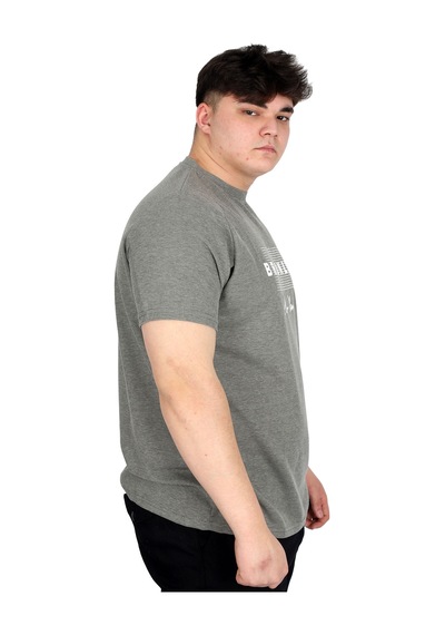 Mode Xl Büyük Beden Erkek Tişört Baskılı Brooklyn Waffle U25002 Haki Haki