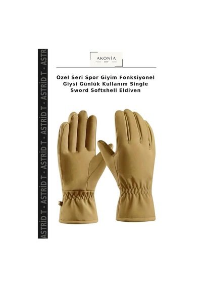 Astrid T Özel Seri Spor Giyim Fonksiyonel Giysi Günlük Kullanım Single Sword Softshell Eldiven Çok Renkli