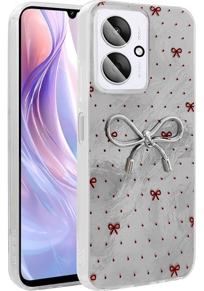 Xiaomi Poco C65 Kılıf Kamera Korumalı Figürlü Zore Ponti Silikon Kapak