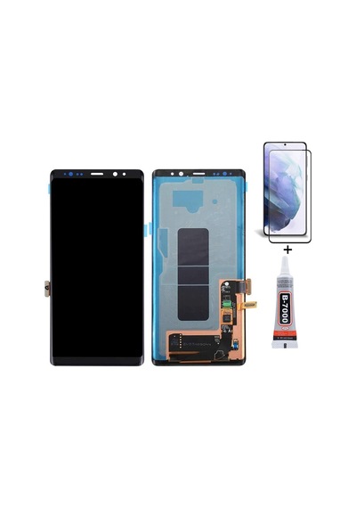 Samsung Note 9 Mavi Uyumlu Ekran Lcd Dokunmatik B7000 15ml Yapıştırıcı Ve Kırılmaz Cam İle Beraber Yc