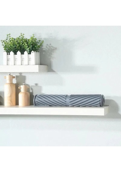 Büyük Boy Silikon Su Toplamaz Bulaşık Kurutma Matı Bulaşıklık - Bulaşık Altlığı 44 X 33 Cm Silikon G Diğer