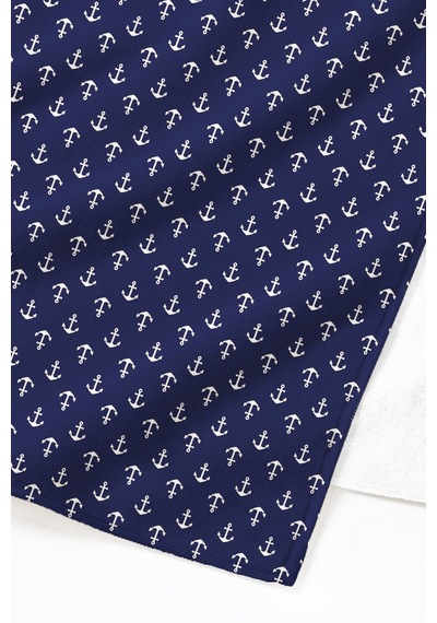 Çapa Marine Lacivert Plaj Havlu Örtüsu - Nautical Beyaz Minimal Hızlı Kuruyan Mikrofiber Havlu Örtü Kumlu Şakayık Çapa Marine Lacivert Plaj Havlu Örtüsu - Nautical Beyaz Minimal Hızlı Kuruyan Mikrofiber Havlu Örtü Kumlu Şakayık