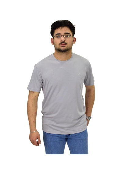 Raymons Erkek Sıfıryaka Düz Merserize Tişört T6034 Bgl-st04527 gri Gri