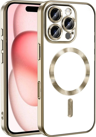 Apple Uyumlu iPhone 16 Pro Max Kılıf Kamera Korumalı M-safe Wireless Şarj Özellikli Zore Demre Kapak