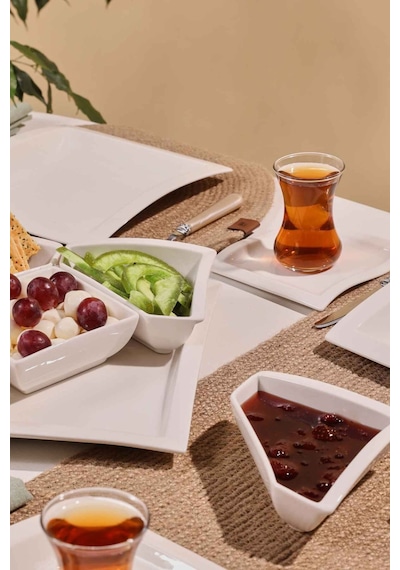 Karaca  Janna Porselen 24 Parça 6 Kişilik Kahvaltı/Servis Takımı