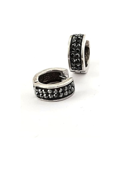 Swarovski Taşlı 925 Ayar Gümüş Halka Küpe N11.89129