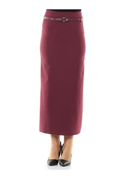 Soralline Kadın Etek Kalem 770 Bordo Bordo