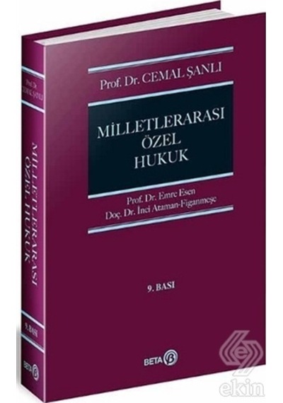Milletlerarası Özel Hukuk - CEMAL ŞANLI - Beta Yayınları