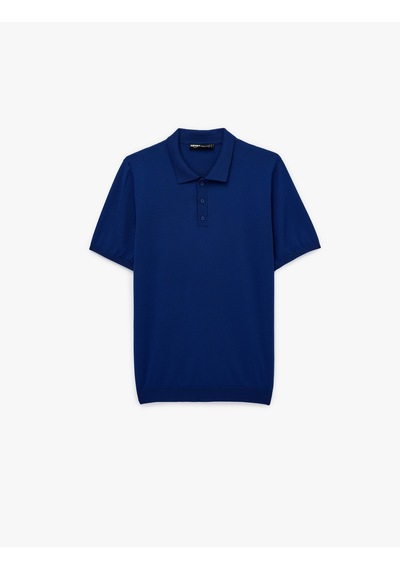 Koton Regular Fit Viskon Karışımlı Düğmeli Polo Yaka Kısa Kollu Triko Tişört Lacivert 6sam70055ht Koton Regular Fit Viskon Karışımlı Düğmeli Polo Yaka Kısa Kollu Triko Tişört Lacivert 6sam70055ht
