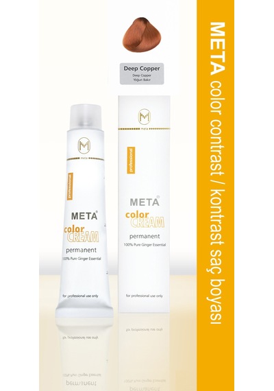Meta Professional Kontrast Yoğun Bakır Balyaj Saç Boyası 60 Ml - Deep Copper
