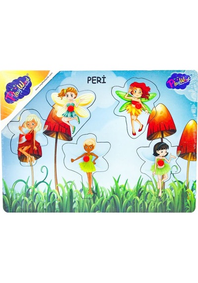 Ahşap Tutmalı Peri Kızı  Puzzle