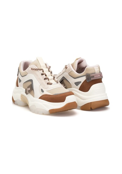 Dark Seer Ds Linda Sneaker 2025 Kadın Bej-karamel