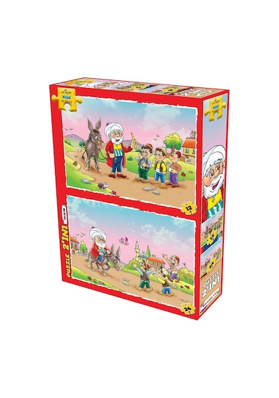 Laço Kids Puzzle Nasreddin Hoca 2 In 1 Çocuklar Için Yapboz