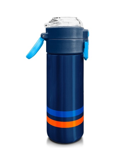 Coral High Kids Lacivert Pipetli Ve Direkt İçim Çelik Termos 500 Ml 31928 Lacivert