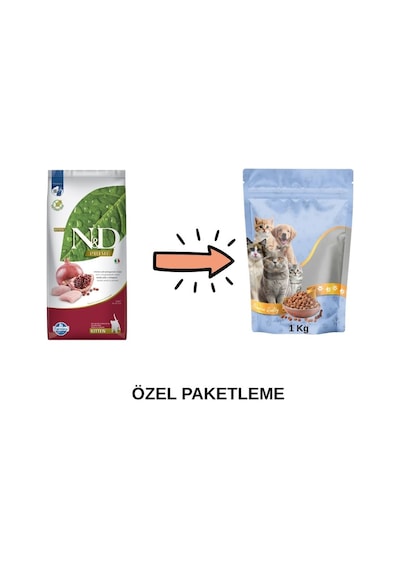 N&d Prime Kitten Tahılsız Tavuklu-narlı Yavru Kedi Maması Paketten Bölme Doypack 1 Kg