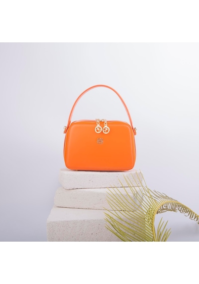 Nas Bag Kadın Mini El Ve Çapraz Çanta Turuncu En:20 Boy :15 Turuncu