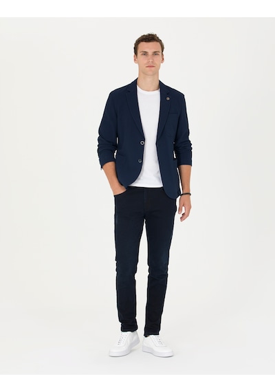 Pierre Cardin Erkek Lacivert Ekstra Slim Fit Blazer Ceket 50269735-vr033 Lacivert