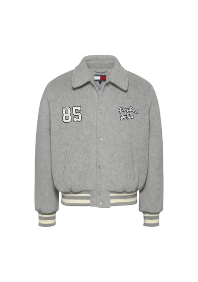 Tommy Hilfiger Tjc Varsıty Jacket, P6n Gri Erkek Ceket