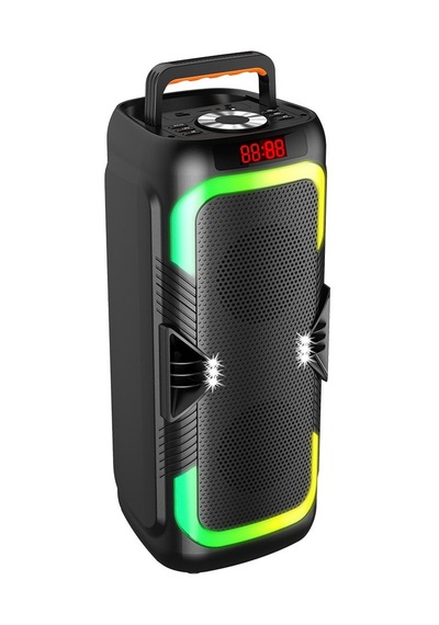 Çeşithane Abs-4220w Taşınabilir Bluetooth Hoparlör Çift Hoparlörlü-siyah