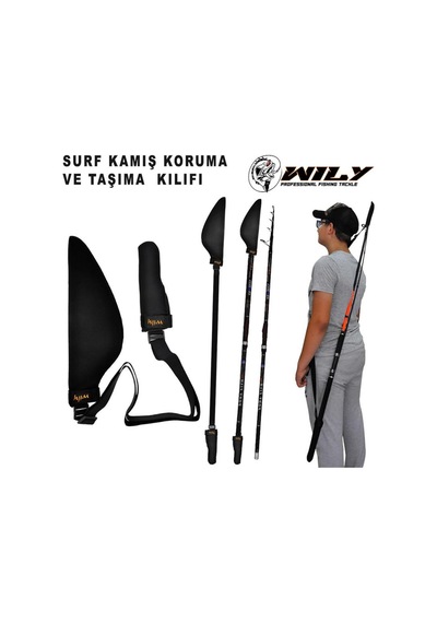 Neopren Surf Kamış Koruma Ve Taşıma Kılıfı