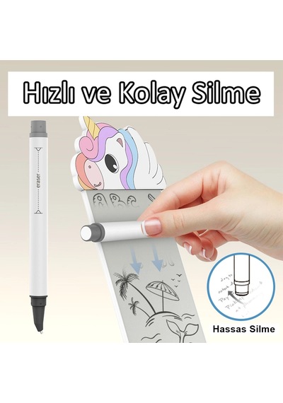 Silikon Figürlü Manyetik Mini Yazı Tahtası 5,5'' - 14 Cm Diğer