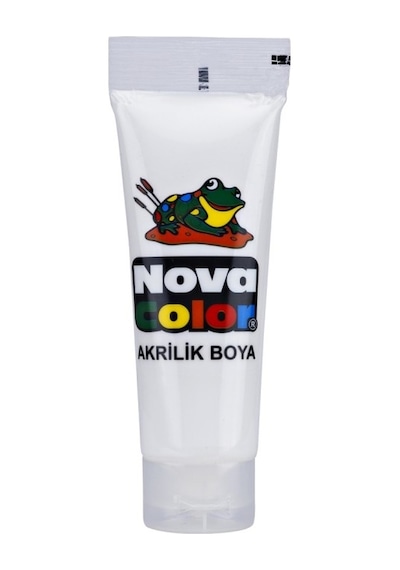 Nova Color Akrilik Beyaz Tüp Boya 75 Gr.