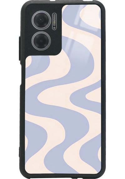 Xiaomi Redmi Note 11e Wave Efect Tasarımlı Glossy Telefon Kılıfı Siyah