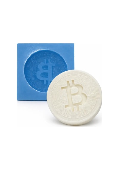 Bitcoin Tasarımlı Sabun Kalıbı