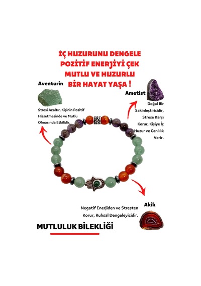 Gümüştel El Sanatları Mutluluk Iç Huzur Pozitif Doğal Taş Tılsım Bilekliği Ametist Aventurin Akik Doğaltaş Bileklik Çok Renkli Gümüştel El Sanatları Mutluluk Iç Huzur Pozitif Doğal Taş Tılsım Bilekliği Ametist Aventurin Akik Doğaltaş Bileklik Çok Renkli
