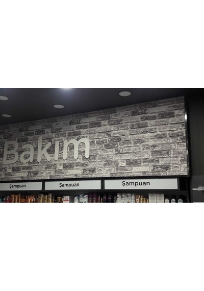 5 Adet X Tuğla Desenli 3D Strafor Köpük Duvar Kaplama Paneli (446785598)