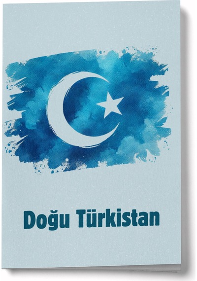 Doğu Türkistan Mini Defter Çok Renkli