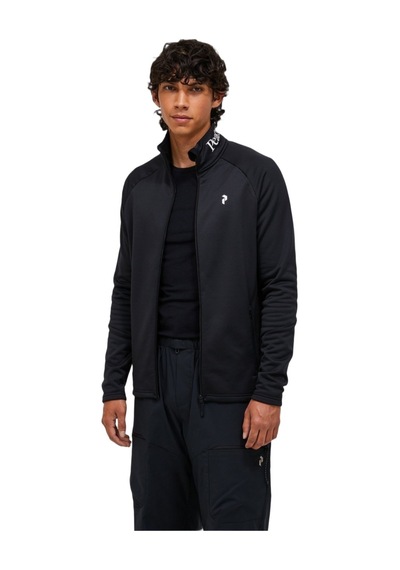 Peak Performance Peak Performance Rider Essentials Zip Jacket Erkek Siyah Fleece 22873