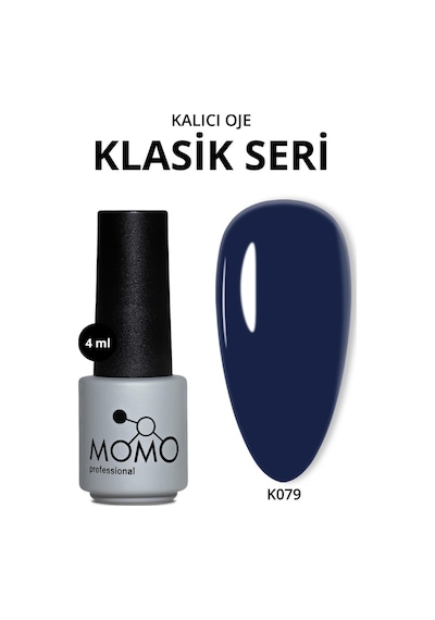 Momo Professional Kalıcı Oje K079 Gece Mavisi 4 Ml