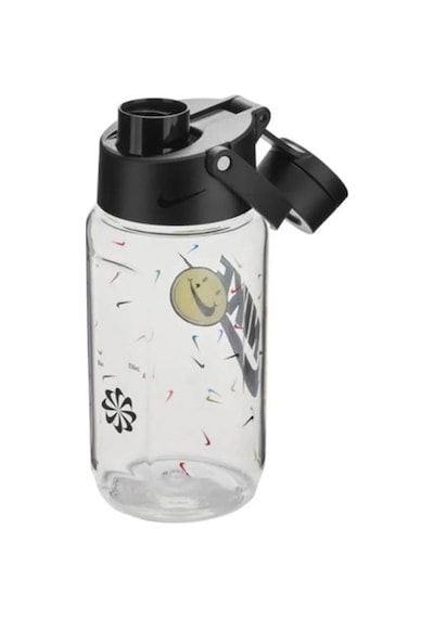 Nike RENEW RECHARGE CHUG BOTTLE 16 OZ GRAPHIC Unisex  Siyah / Şeffaf Matara