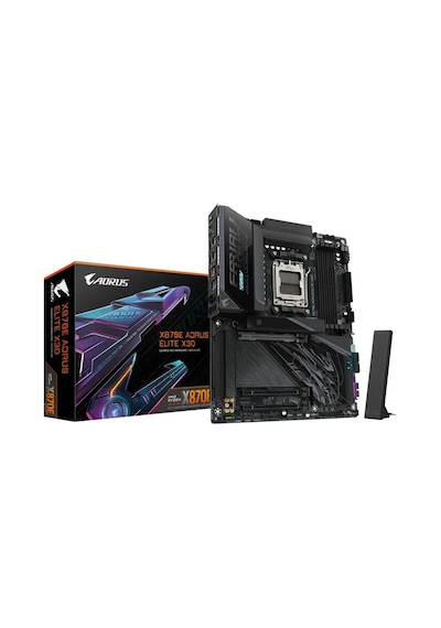 Gıgabyte X870e Aorus Elıte X3d Wıfı7 Ddr5 Hdmı-dp Typec Pcıe 5.0 Am5 Atx