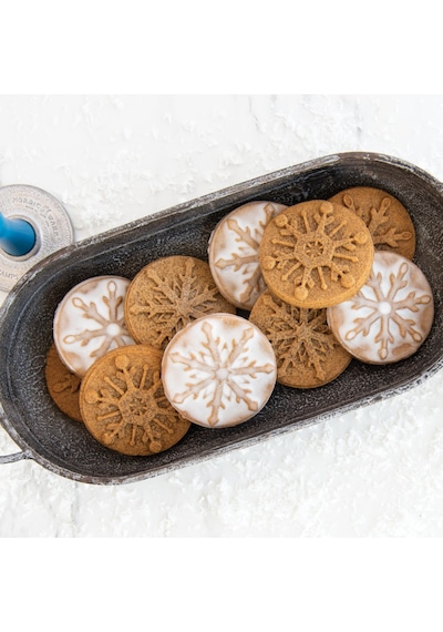 Nordicware Kar Taneleri Kurabiye Baskı Pulları
