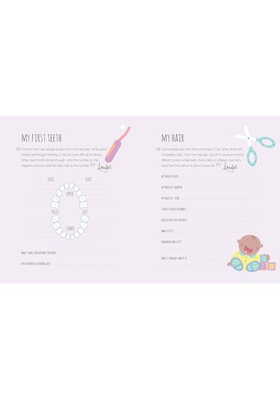 Baby's First Year Journal: A Keepsake Of Milestone Moments