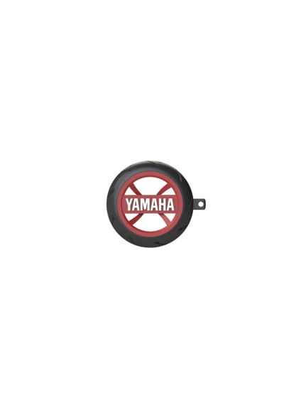 Yamaha Logolu Özel Tasarım Lastik Detaylı Motosiklet Anahtarlığı Kırmızı / Mavi Renk Seçenekleriyle Kırmızı