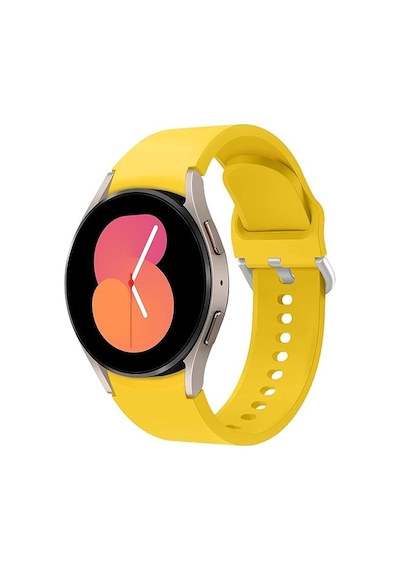 Samsung Galaxy Uyumlu Watch 4 44mm Kordon Silikon Kordon