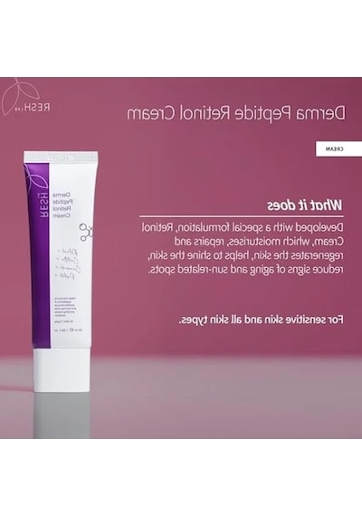 Yaşlanma Karşıtı Yüz Kremi, Peptit Ve Retinol İçerir