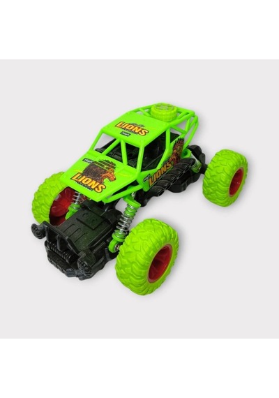 Çek Bırak Cross Buggy Araba 14 Cm - Yeşil Lisinya Çok Renkli