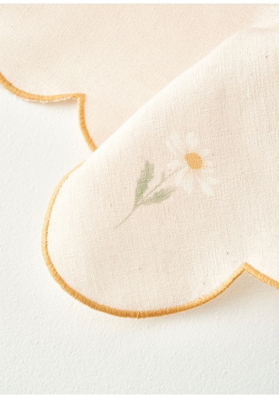Bella Maison Daisy Scallop Kenar Peçete Bej 40x40 Cm