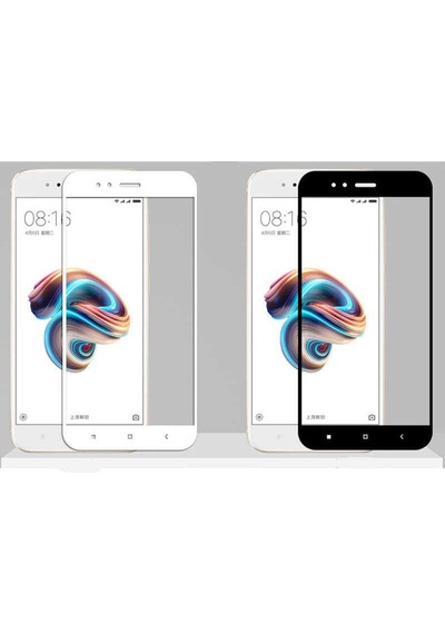 Xiaomi Mi 5x Zore Kenarları Kırılmaya Dayanıklı Cam Ekran Koruyucu