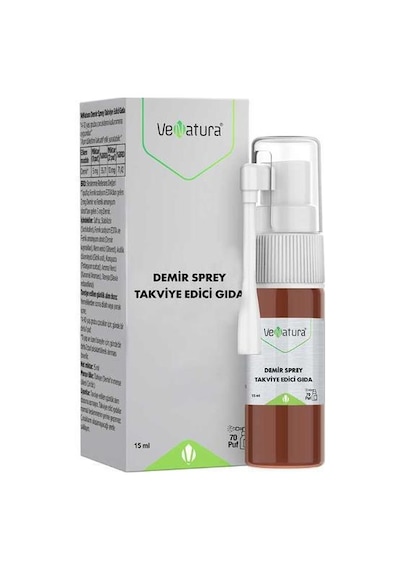 Venatura Demir Sprey Takviye Edici Gıda 15 ml