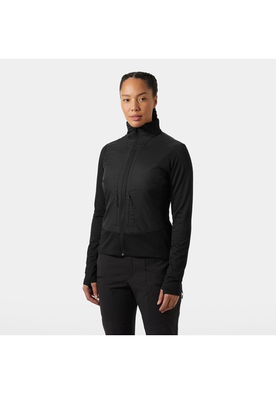 Helly Hansen W Versalıte Hybrıd Fleece Mont Siyah