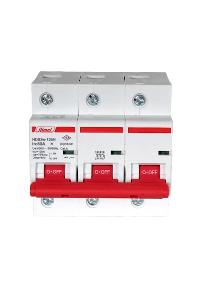 Himel 3x80A 10kA C Eğrisi Otomatik Sigorta