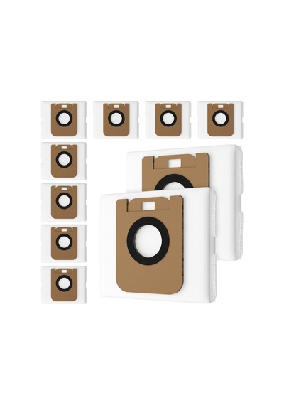 Dreame D10 Plus / D10s / Z10 Pro / L10 Robot Süpürge İçin 10 Adet Elektrikli Süpürge Torbası, Dreame D10 Plus / D10s / Z10 Pro / L10 Elektrikli Süpürge Robotu İçin Yedek Parçalar