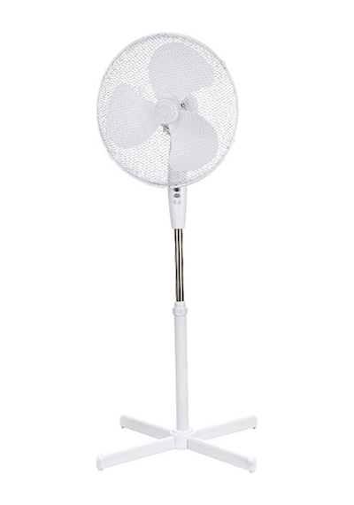 Opp Ayaklı 40 cm Beyaz   Vantilatör 45 Watt 90 Derece