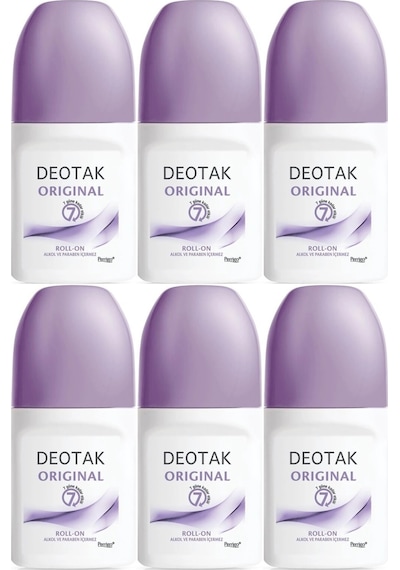 Deotak Roll-on 35ml Original Women/kadın 6 Lı Set Deotak Roll-on 35ml Original Women/kadın 6 Lı Set