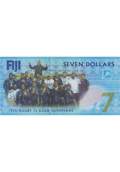 Fiji 7 Dolar 2017 Hatıra-rugby Takımı İlk Altın Madalya. Çil.